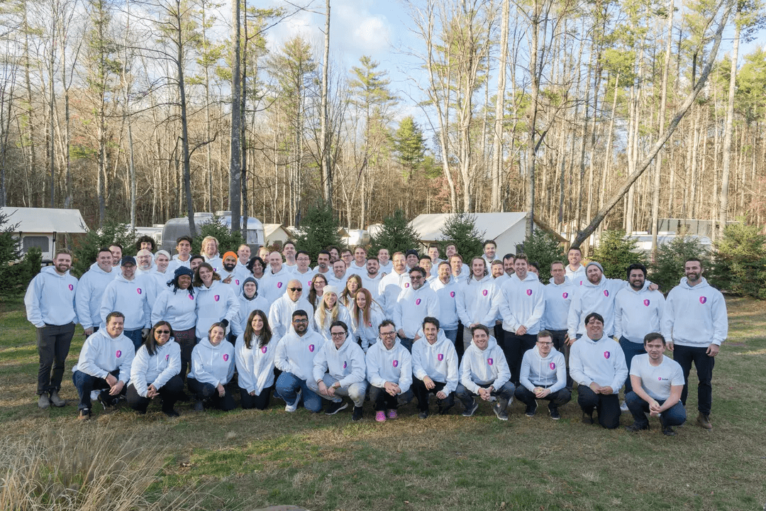 Socket team gathering outdoors